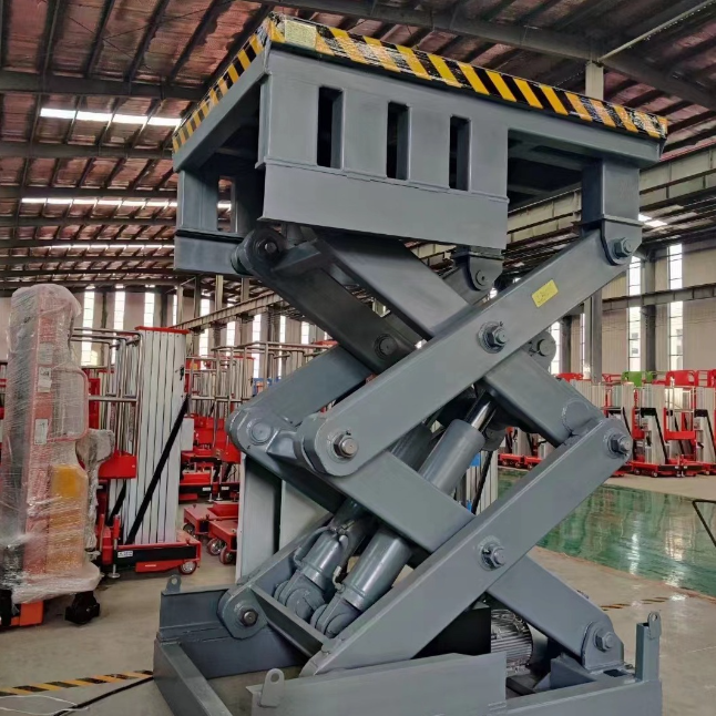 青山湖剪叉式升降平台