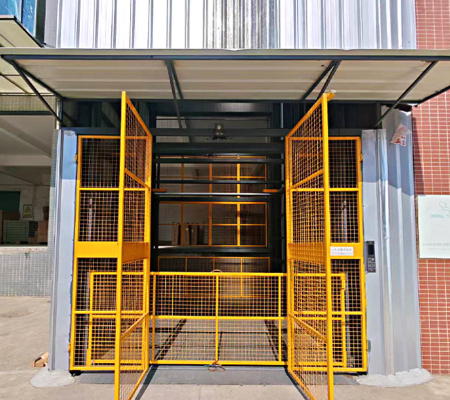 青山湖导轨式升降平台